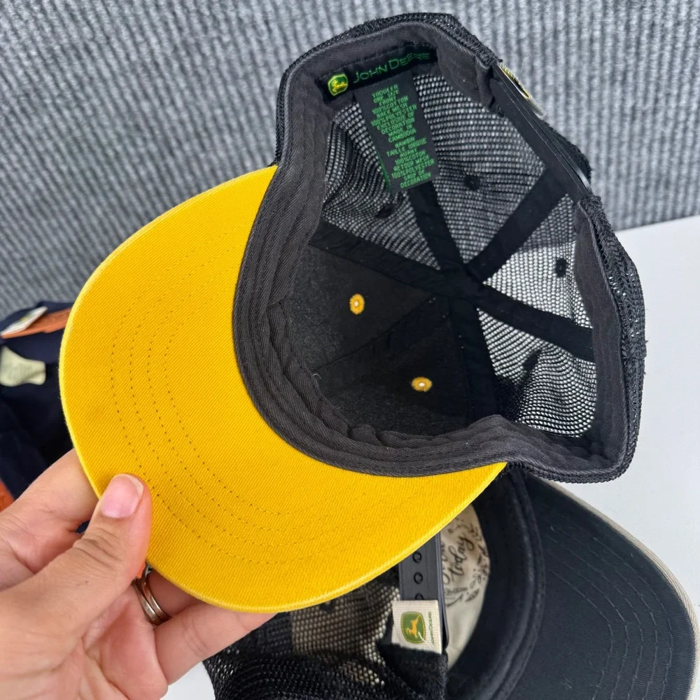 John Deere Toddler Trucker Hat Bundle Tractor Excavator Young Buck 3 Pack WPB18Q